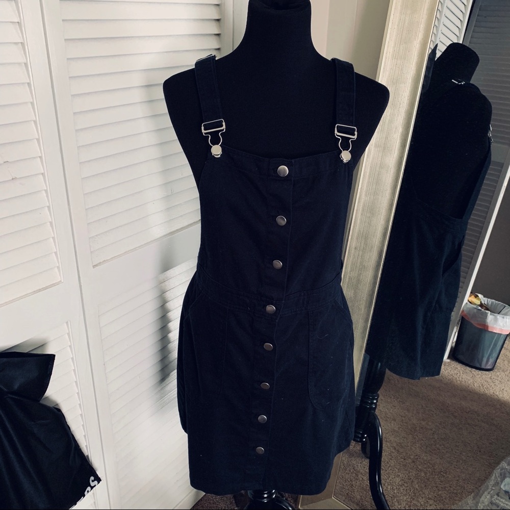 Black overalls